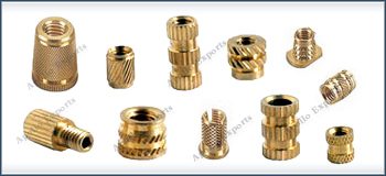 Brass Inserts, Knurling Inserts, Self Tapping Inserts, Round Knurled Inserts, Hexagona lInserts, Wood Inserts & Cross Knurled Inserts